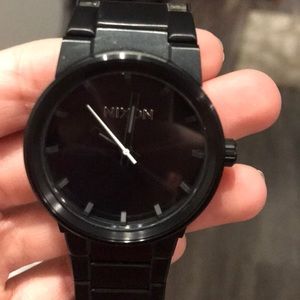 Nixon watch all black